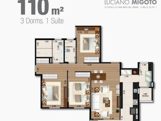 #796 - Apartamento para Venda em Taubaté - SP - 2