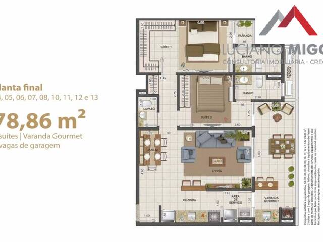 #822 - Apartamento para Lançamento em Ubatuba - SP - 3