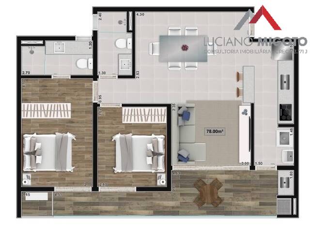 #847 - Apartamento para Venda em Ubatuba - SP - 2