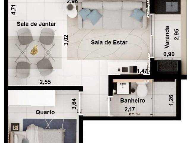 #1053 - Apartamento para Venda em Taubaté - SP - 3