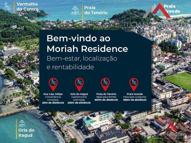 #1330 - Apartamento para Venda em Ubatuba - SP