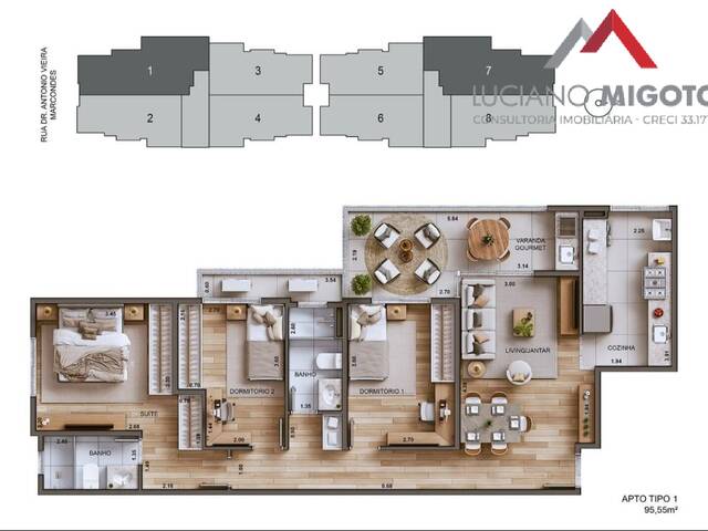 #1451 - Apartamento para Lançamento em Pindamonhangaba - SP - 2