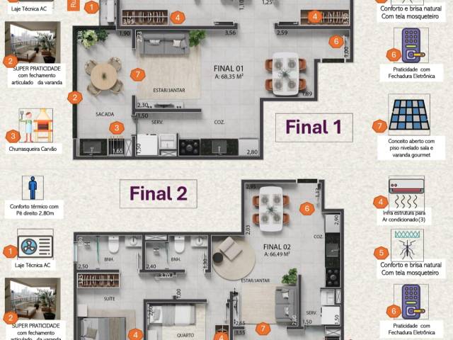 #1456 - Apartamento para Lançamento em Ubatuba - SP - 3