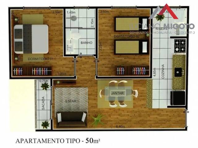 #AP0070 - Apartamento para Venda em Taubaté - SP - 2